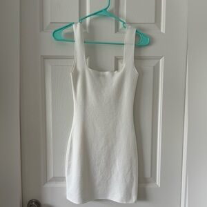 Zara Knit Mini Dress - White